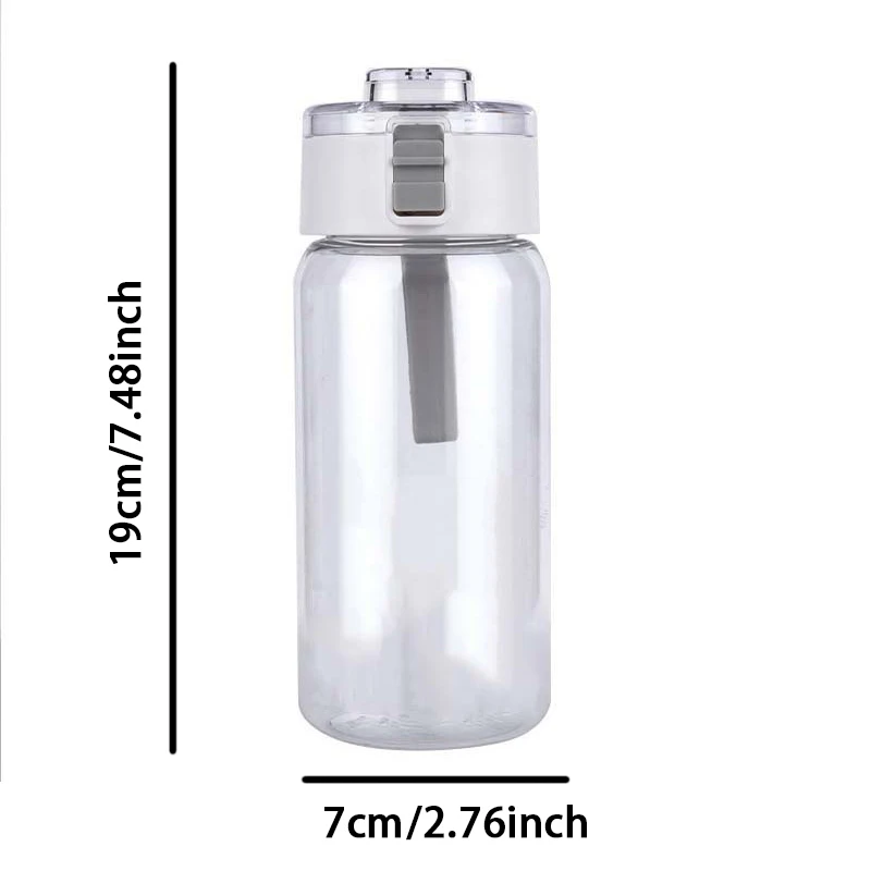 600 مللي KPop شيطان الصيادين زجاجة ماء شفافة الكرتون رسالة مطبوعة أكواب الطلاب المحمولة موضة كوب ماء رياضي الهدايا #6