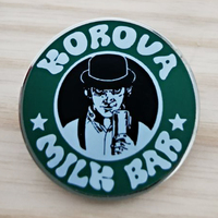 Alex DeLarge Korova Milk Bar enamel pin Movie A CLOCKWORK ORANGE badge
