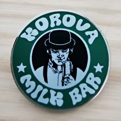 Alex DeLarge Korova Milk Bar enamel pin Movie A CLOCKWORK ORANGE badge