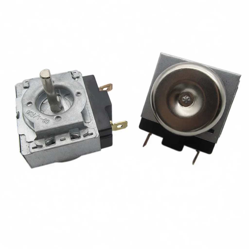 Efficient Mechanical Timer Switch For Kitchen Steamer 60 90 120 Minute Knob Adjuster With Loud Bell Alarm Notification