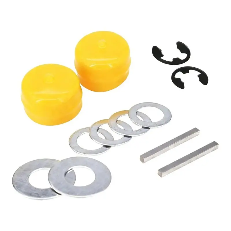 ABXF-For Poulan Huskee Jonsered Lawn Mower Compatible Rear Wheel Axle Key& Bushing Kit 532123583 812000001 532121748