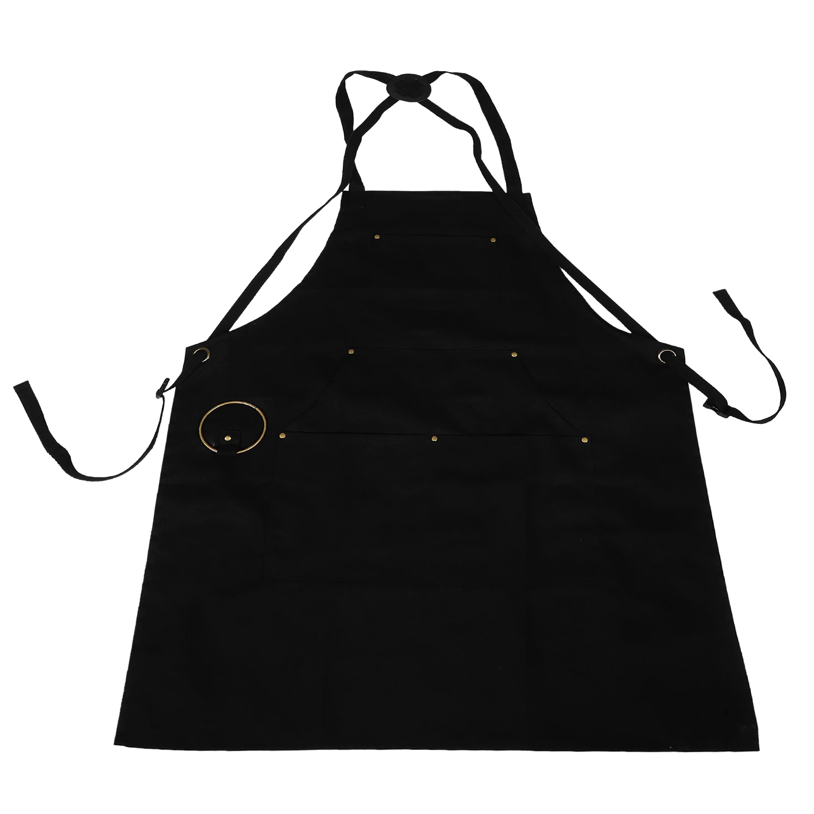 

Waterproof Apron Aprons for Women with Pockets Polyester Dishwasher Restaurant Chef Bulk Work Hair Stylist Cooking Kitchen