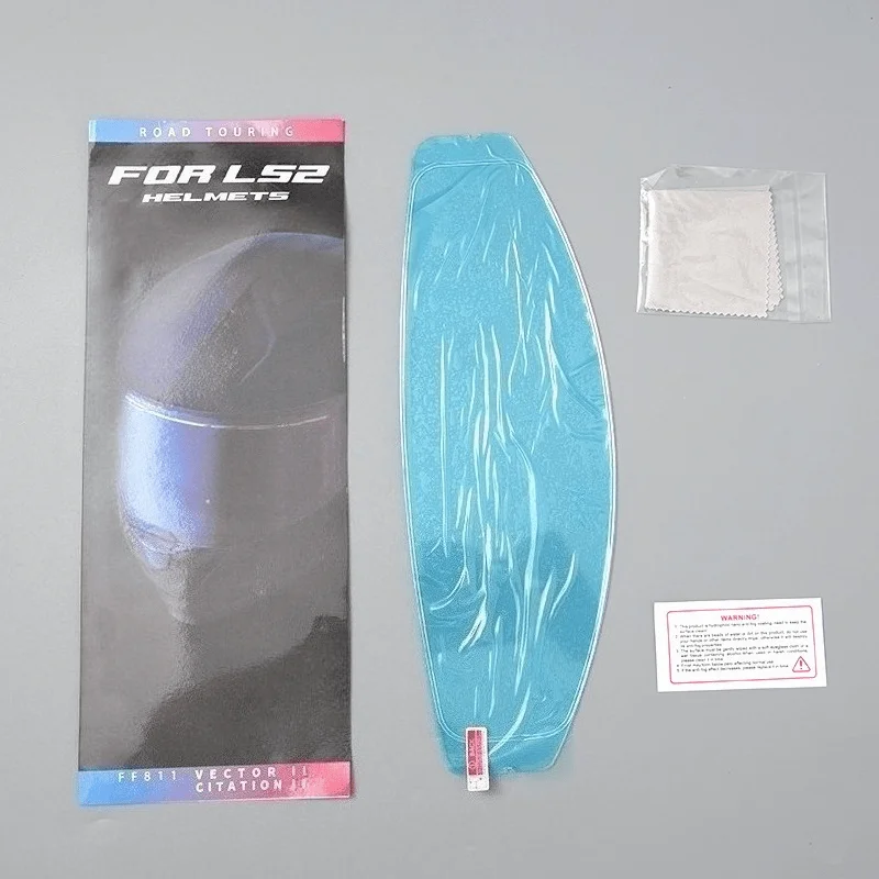 Anti Fog Film For LS2 FF811 Citation 2 Vector 2 Motorcycle Helmet Shield Lens Visor Insert Anti Fog Sticker Motorcycle Accessory