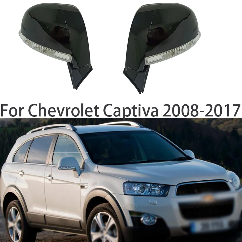 

For Chevrolet Captiva 2008-2017 Car Rearview Side Mirror Assembly Auto Door Wing Rear View Mirror Assembly 96818101 96818102