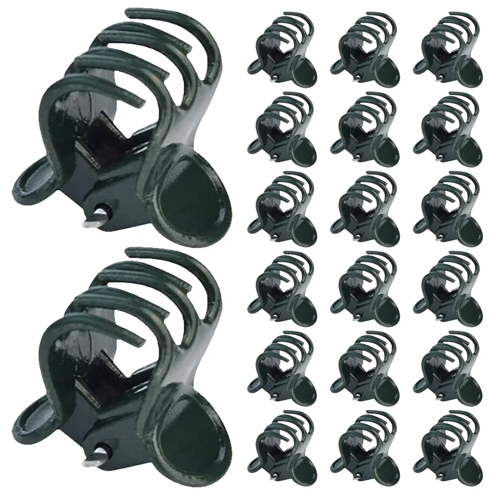 

60Pcs Plant Vine Support Clips Plastic Stem Clamps for Garden Plants Vegetable Vines Flower Support Clamps Plant Clip