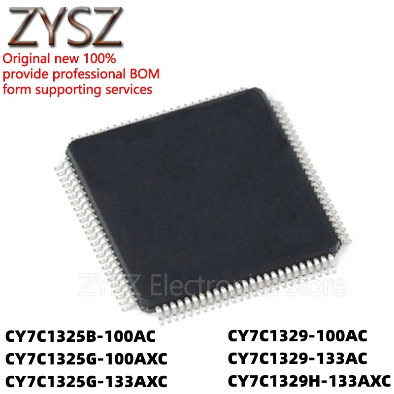 

5PCS CY7C1325B-100AC ACT 7C1325G-133AXC AXCT 1329 7C1329H QFP100