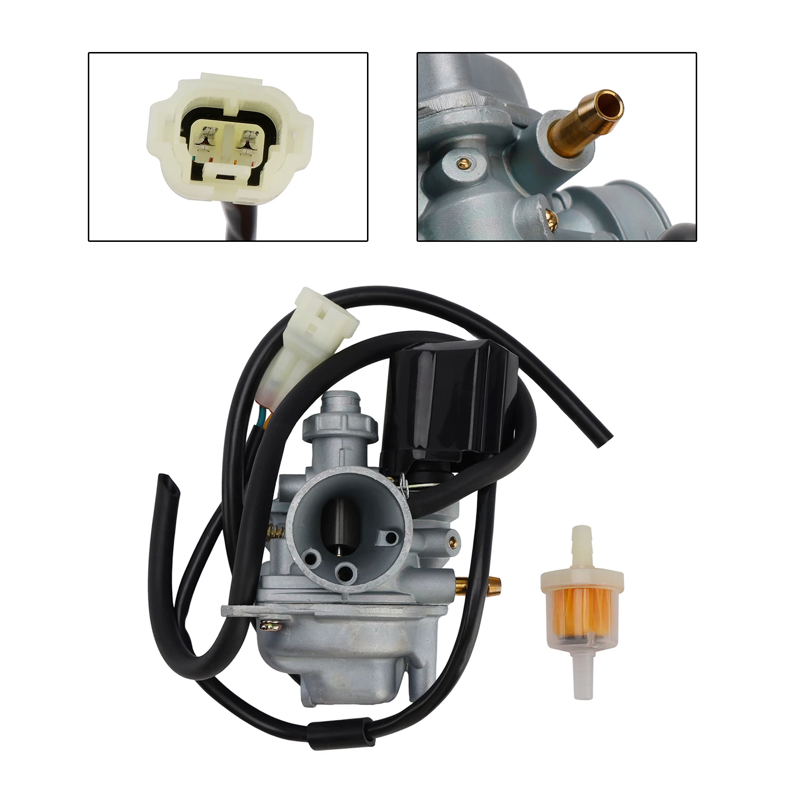 

Topteng Carburetor Carb for Kawasaki KFX50 KFX90C 2007-2020 2021 2022 15003-Y001 15004-Y005