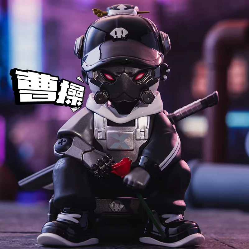 

Faceless Blood Boiling Three Kingdoms Series Blind Box Mystery Bag Cute Toy Surprise Figure Cool Desktop Decor Collection Model