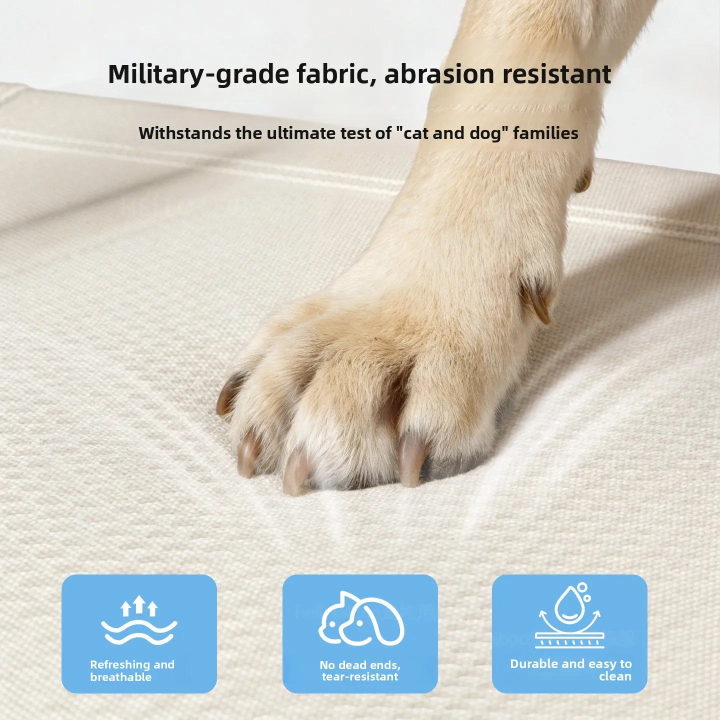 Dog Marching Bed Can Be Disassembled, Washed, Off the Ground, Moisture-Proof, Summer Pet Sofa, Dog Bed - view 3