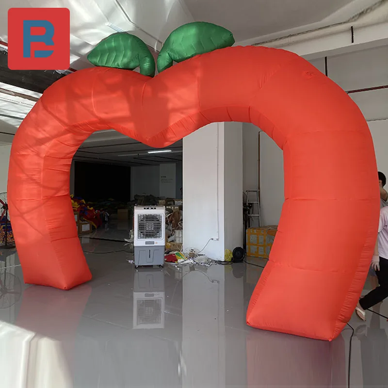 Arco Inflável Gigante De Maçã, Publicidade De Iluminação, Desenhos Animados, Laranja, Serpente, Abertura Do Festival De Frutas, Véspera De Natal, Modelo Aéreo