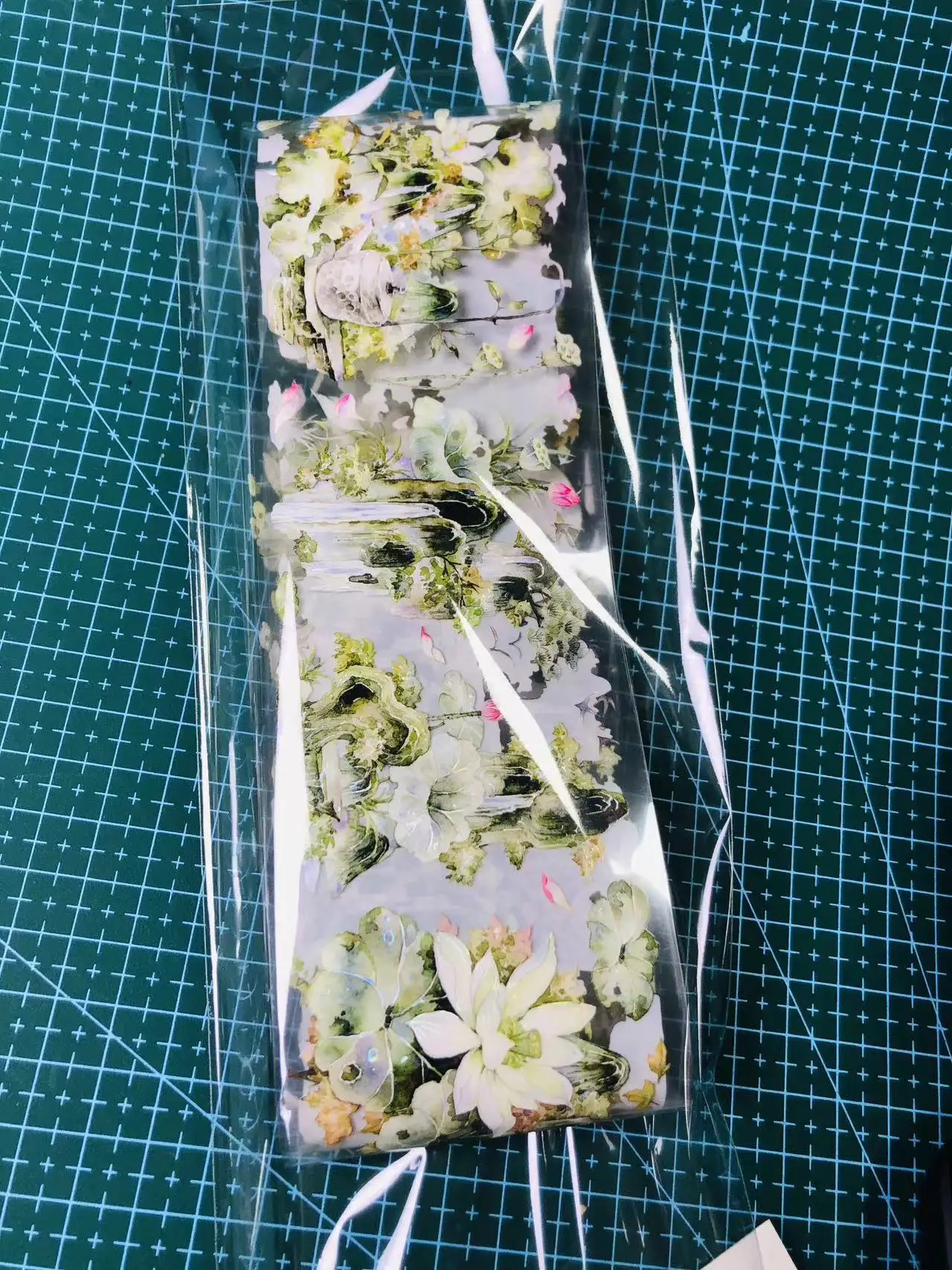 10.16 Stock Clear – 1 Loop Flower Girl Washi Shiny PET Tape