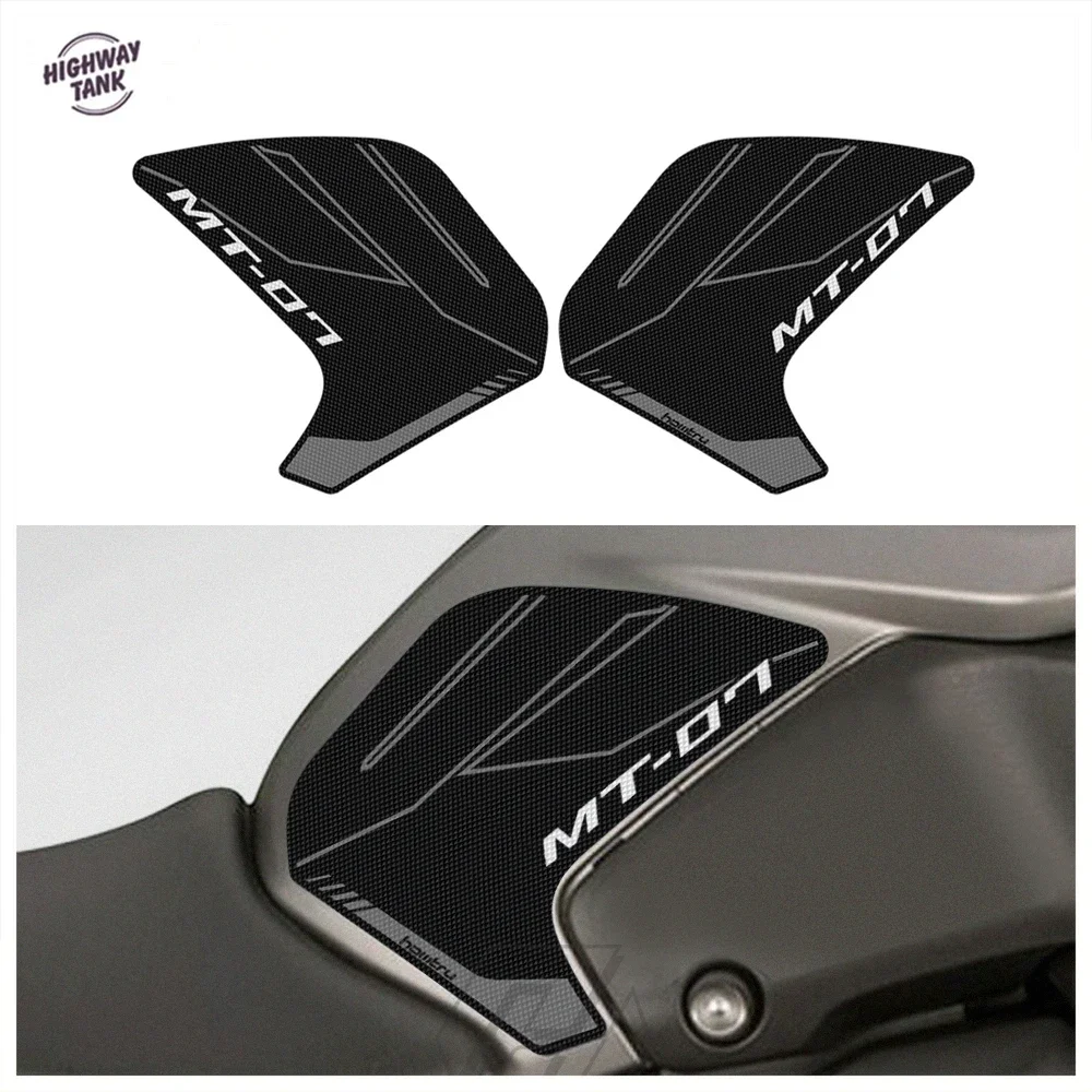 

Motorcycle Side Tank Pad Knee Grip Mat for Yamaha MT-07 MT07 2018-2020