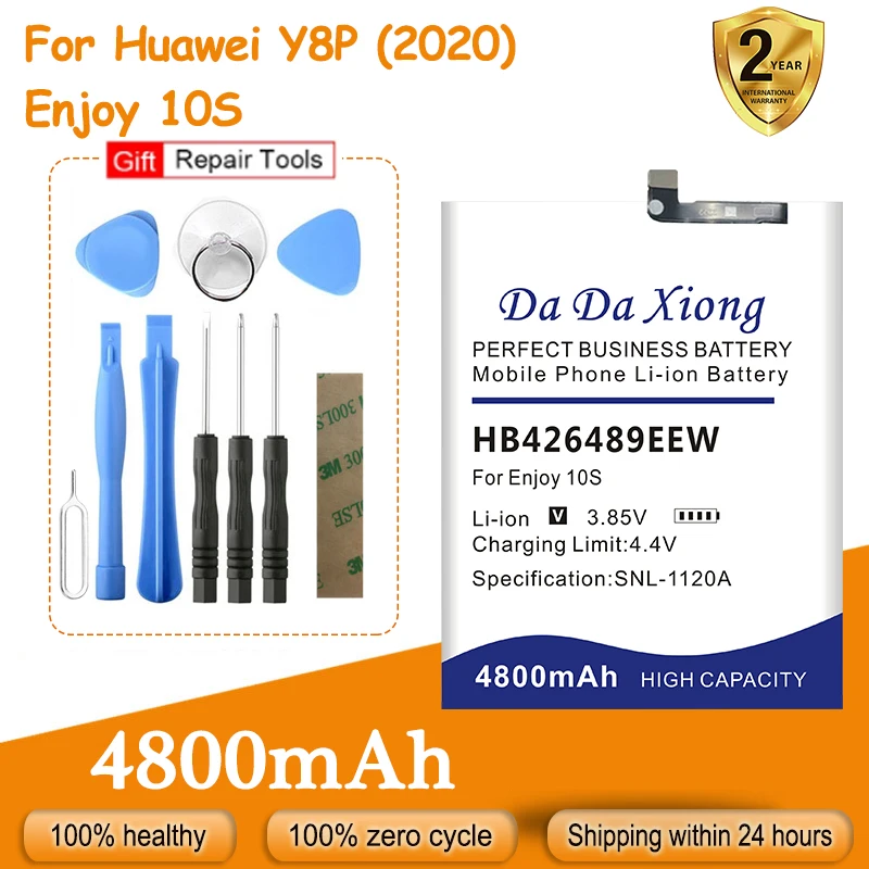 

Brand New High Quality HB426489EEW Battery For Huawei Y8P(2020)Y8 Prime 2020 Enjoy 10S Phone Replacement Accumulator+ Free Tools