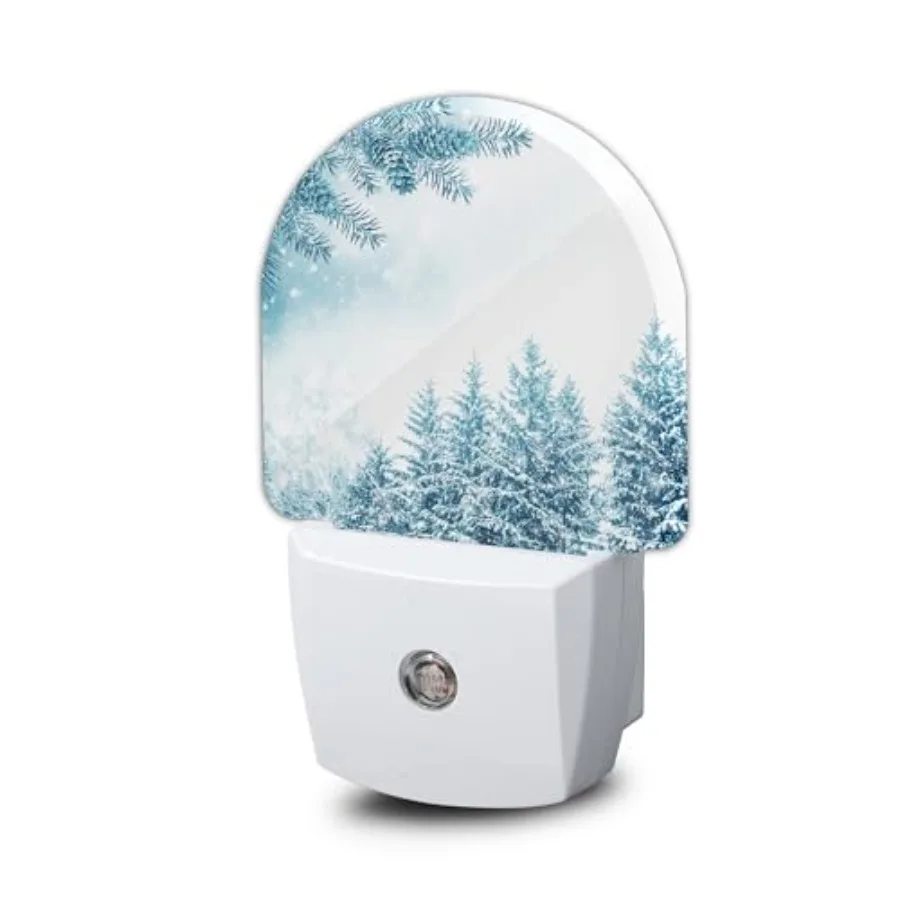 

Night Light, Pine Forest Night Light Plug into Wall with Dusk to Dawn Sensor, LED Lamp Energy Saving Lights for Men Women Boys