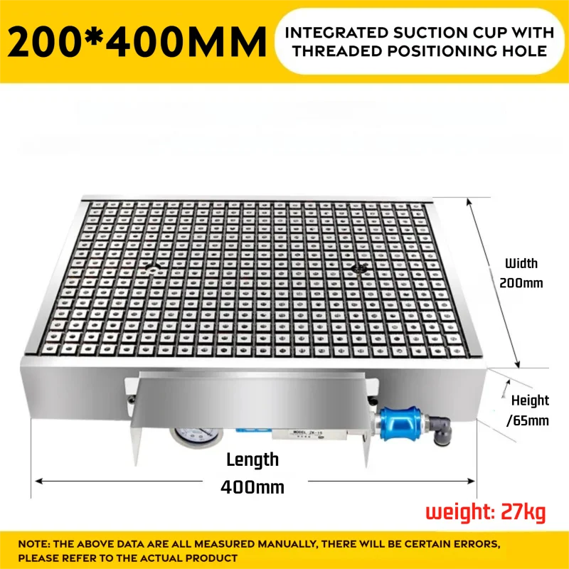 200x400mm CNC Vacuum Table Industrial Pneumatic Workholding for Metal And Wood - Vacuum Chuck for CNC Machines