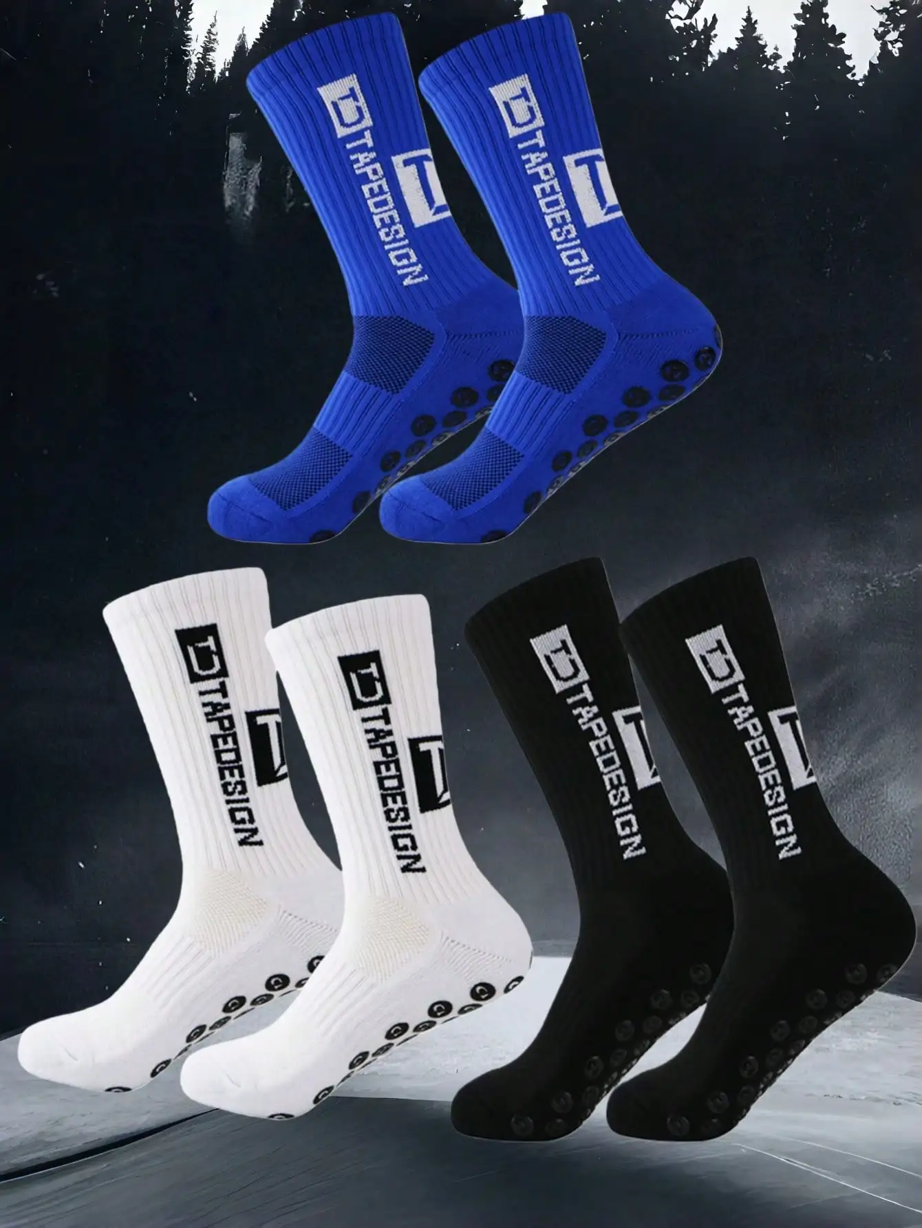 

1 пара мужских футбольных носков, утолщенные короткие нескользящие футбольные носки Terry с низким верхом, прочные спортивные носки, использование в тренажерном зале, осень