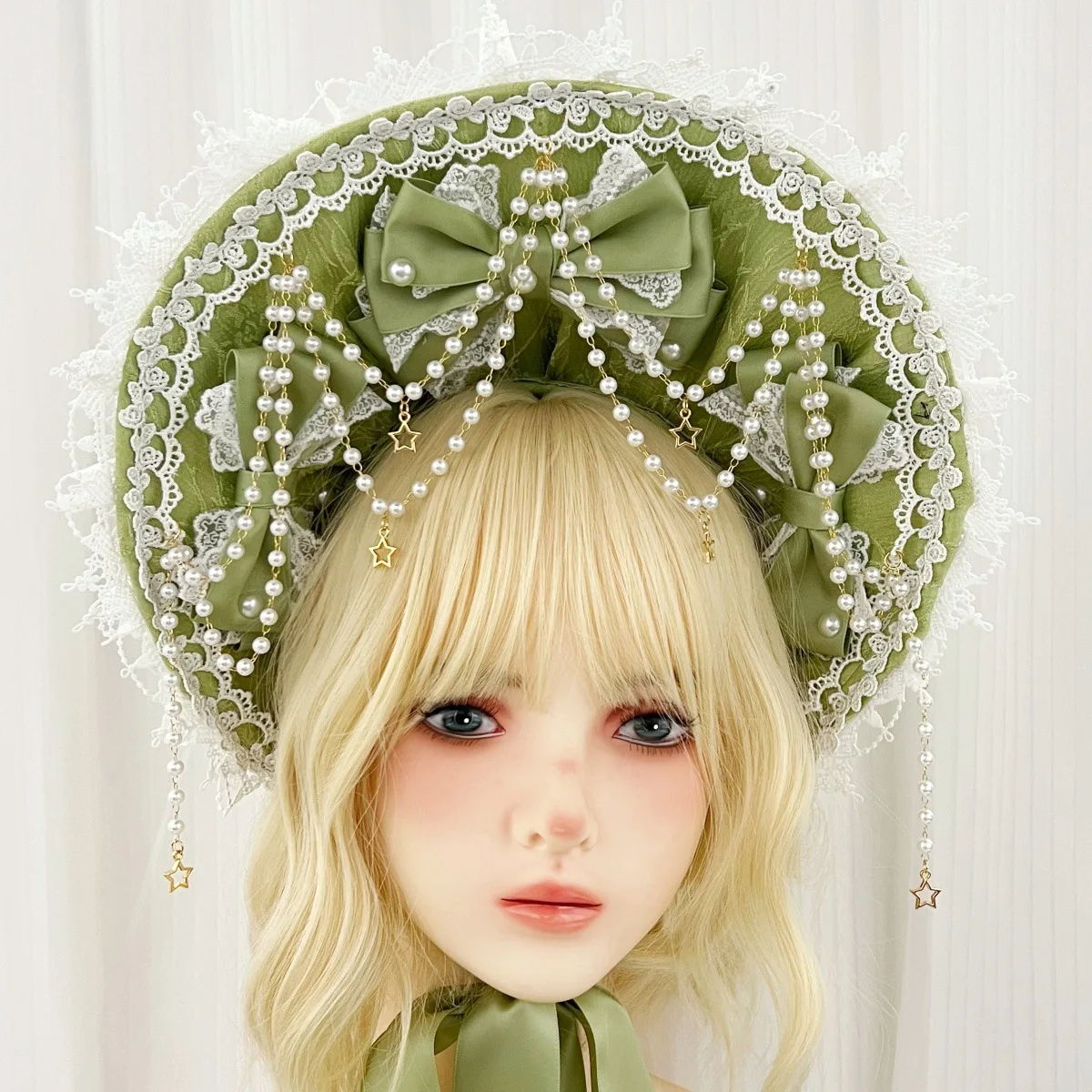accessoires-pour-filles-magnifique-chapeau-lolita-bnt-avec-nœud-perle-nouveau-couvre-chef-chapeau-de-paille-coiffe-pour-tea-party-coiffe-vintage-pastorale