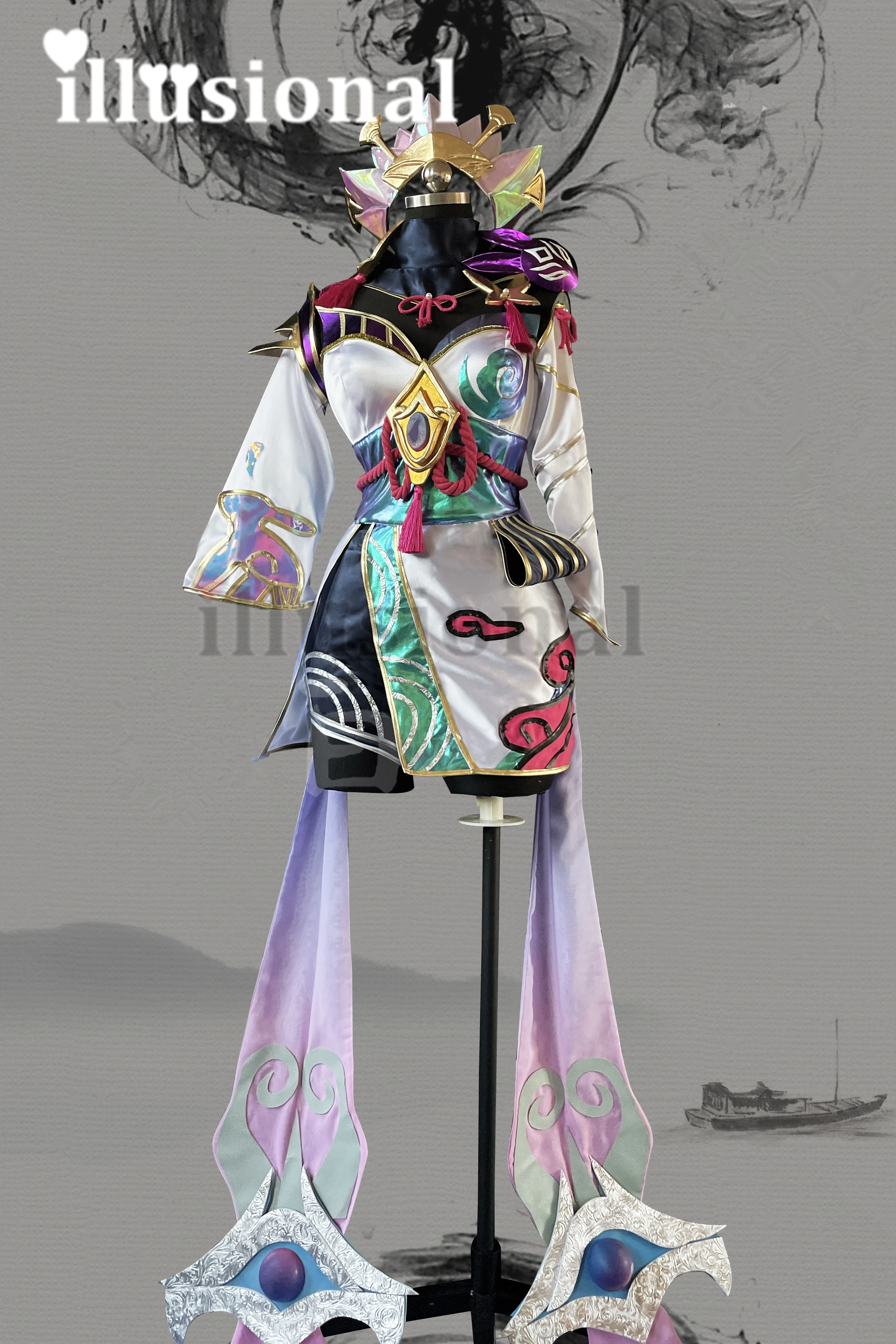 

illusional Custom size made Evelynn LOL Cosplays Evelynn Spirit Blossom Dress Cosplay Costume