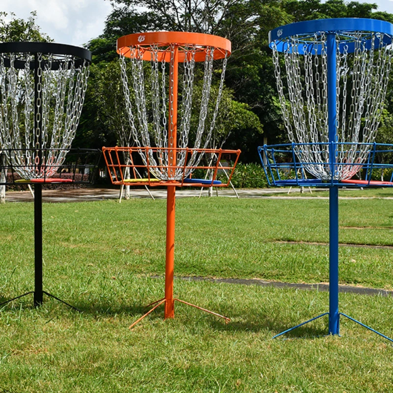 Throwing Training Network Golf Iron Frame Basket Plate Outdoor Competition Team Building Game Props