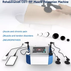 portable smart tecar therapy physio 448khz tecar indiba Equipment cet ret  Physiotherapy diathermy machine