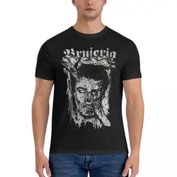 Men Brujeria Metal Band Gothic T Shirts Pure Cotton Tees Summer Funny Short Sleeves T-Shirt O-Neck Tee Shirt Plus Size 5XL 6XL