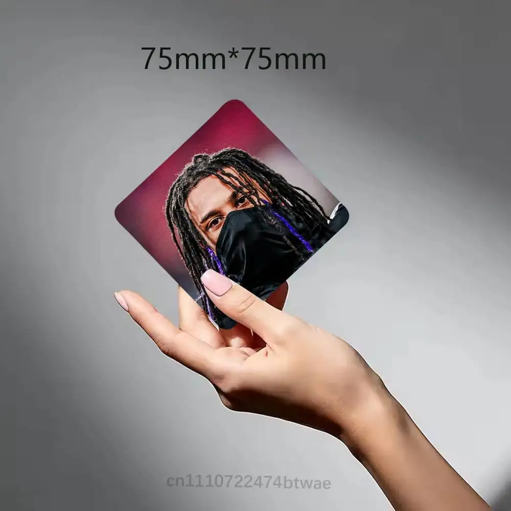 Michael O-Olise France Personalized Magnetic Durable Plastic Square Picture Surface Fridge Magnets