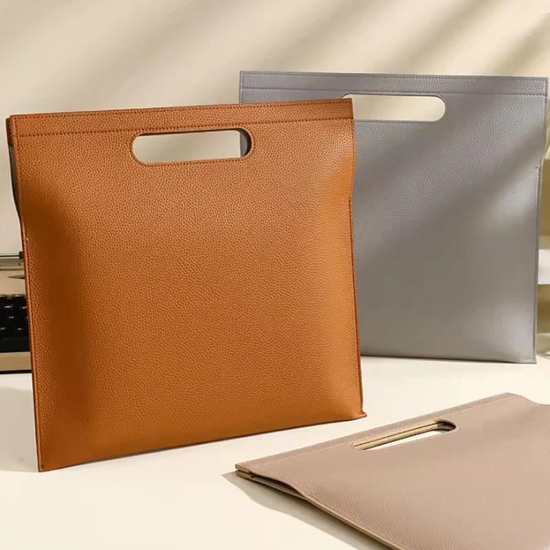 

Тяжелая сумка для документов из искусственной кожи формата А4, офисный органайзер, сумка для планшета, офисный органайзер, папка-органайзер с магнитной пряжкой