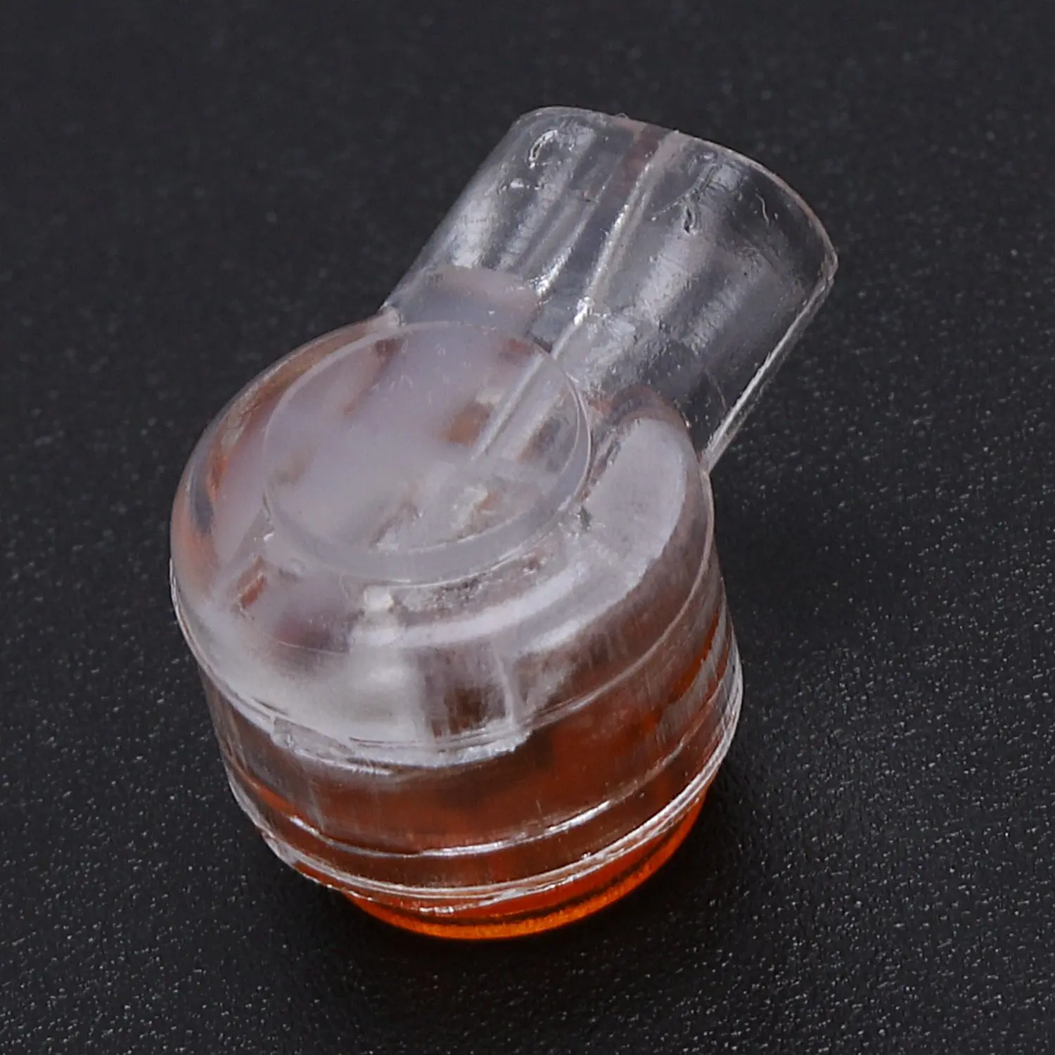 ABBR 50 قطعة من جل الزر الأصفر المملوء بسلك الهاتف ومؤخرة موصل UY بمنفذين