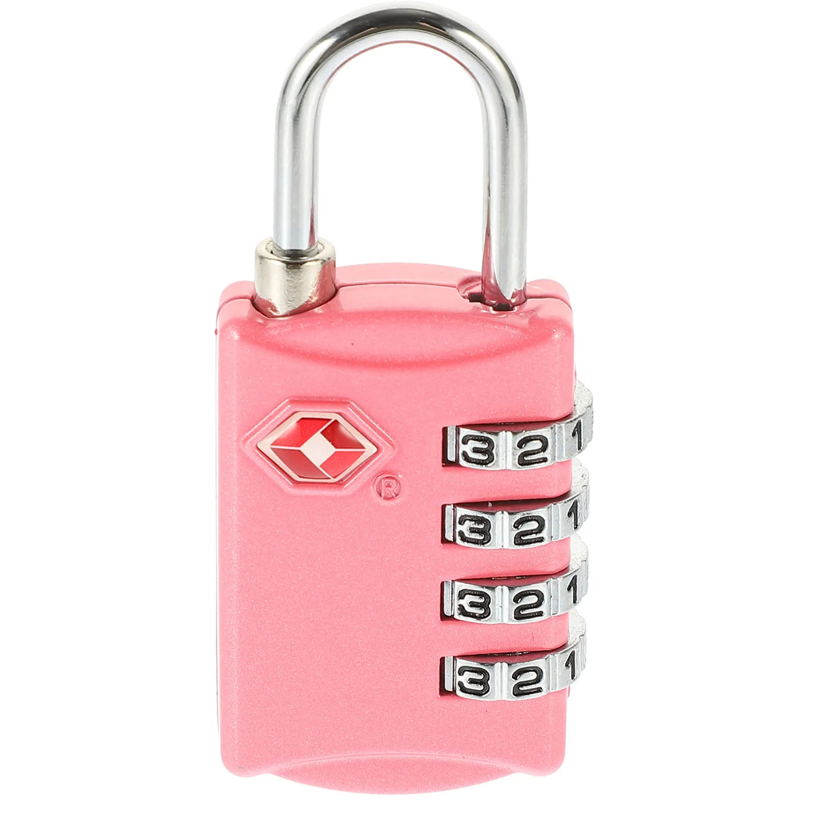 

Pink Customs Lock 4 Tsa Approved Resettable Password Lock Luggage Suitcase Combination Travel Anti-Theft