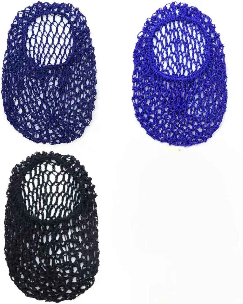

3 Pcs Mesh Hair Net Rayon Knit Snood Hat Crocheted Sleep Cap Long Hair Cover Soft Sleeping Hat for Women