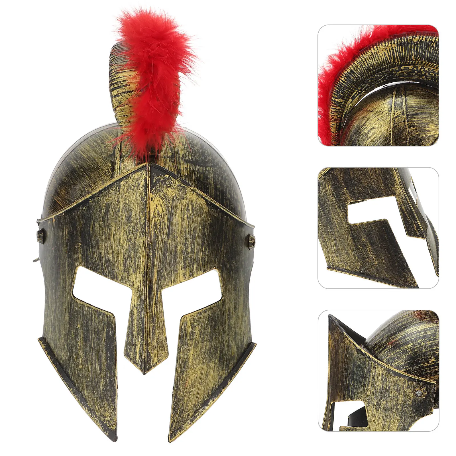 1Pcs Warrior Party Hat Roman Design Lightweight Costume Accessory Cosplay Prop Festival Holiday Decor Hat
