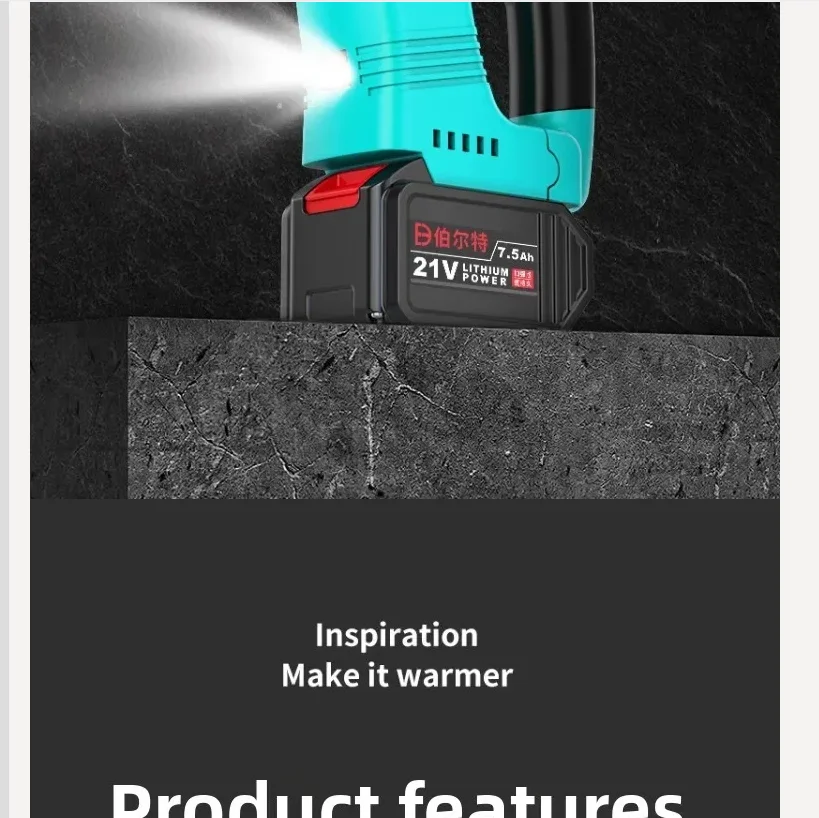 

Мини-легкая электрическая ударная дрель 110 В/220 В 2 в 1, беспроводной электроинструмент с литиевой батареей ACE