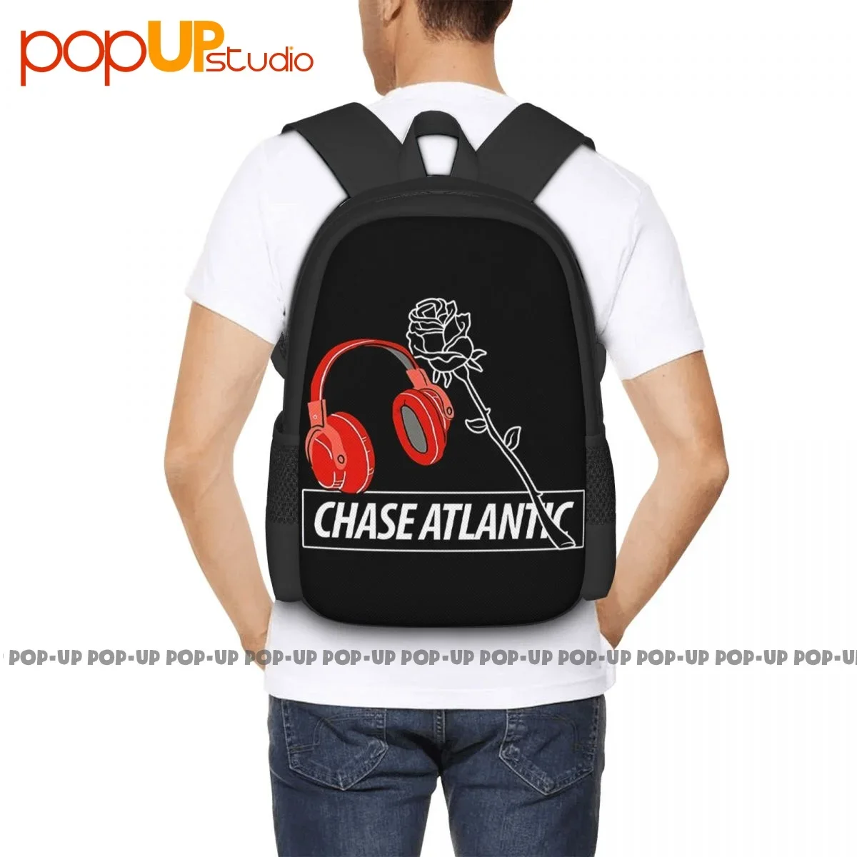 Chase Atlantic Music Band Backpack Large Capacity Cute Schoolbag Sports Bag Large Capacity