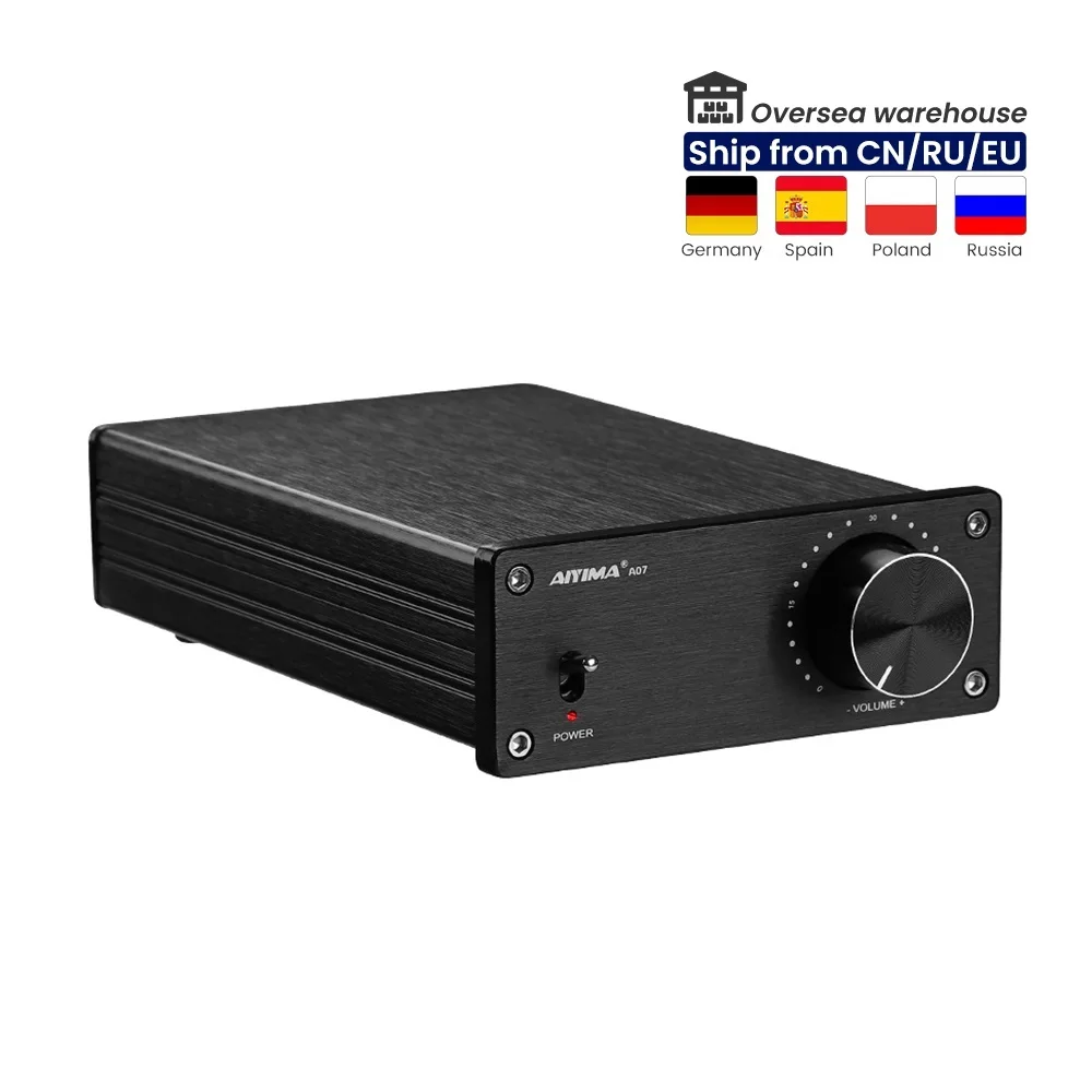 New A07 TPA3255 Power Amplifier 300Wx2 Class D Stereo 2.0 Digital Audio Amp HiFi Sound Amplifiers Home Speaker Amplificador