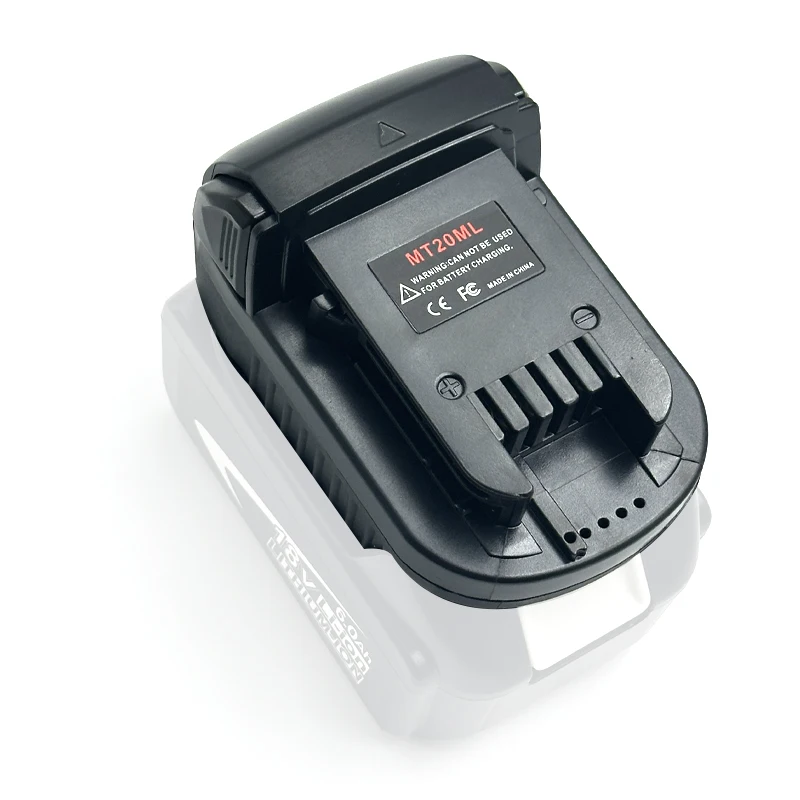 Adaptador batería Makita a Milwaukee para taladro atornillador