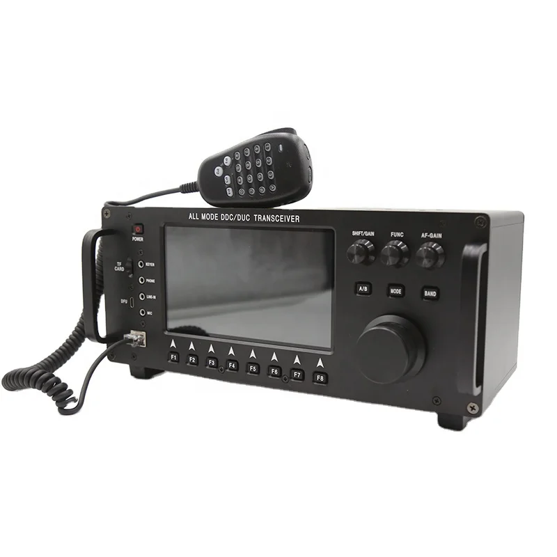 100W  Short Wave Transceiver RS-998 HF VHF DDC DUC All Mode Transceiver Amateur Ham Radio 0.5-750MHZ Receive Touch Screen