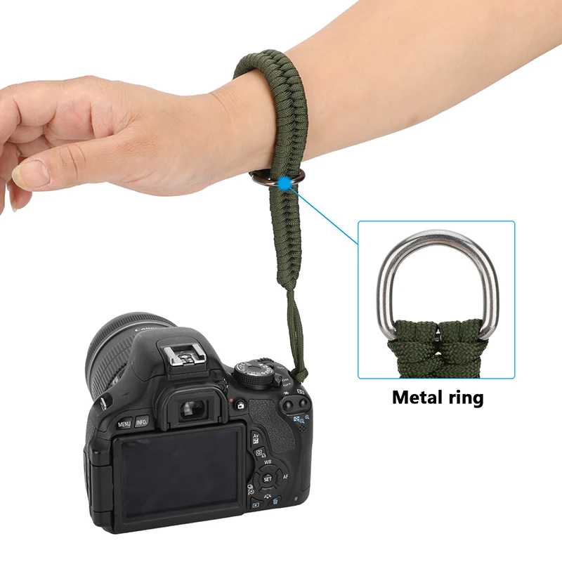 CAMVATE Camera Wrist Strap Hand-braided Paracord Strap 13.8