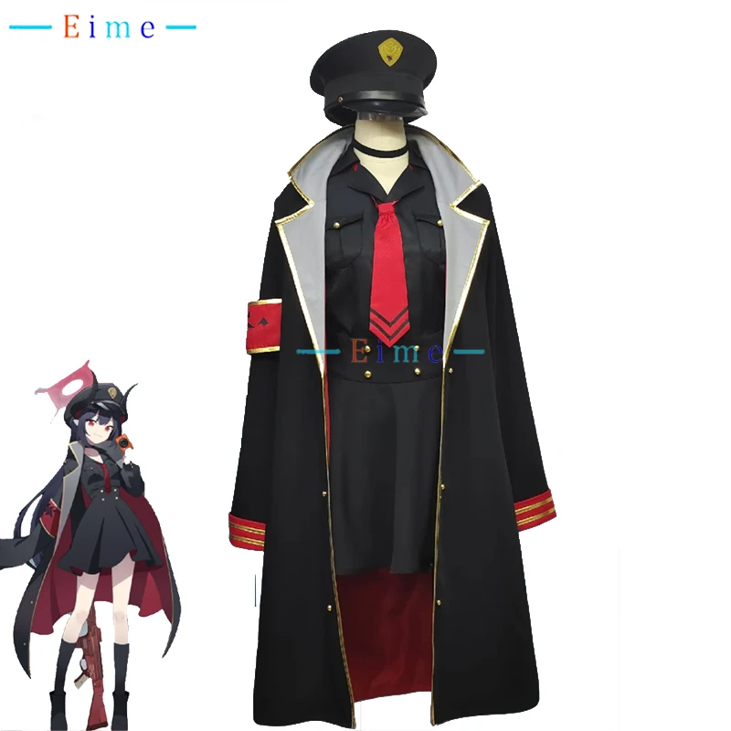 Jeu Blue Archive Motomiya Chiaki Cosplay Costume, Mignon, Trempé avec Chapeau, Uniformes d'Halloween, Vêtements Anime, Sur Mesure