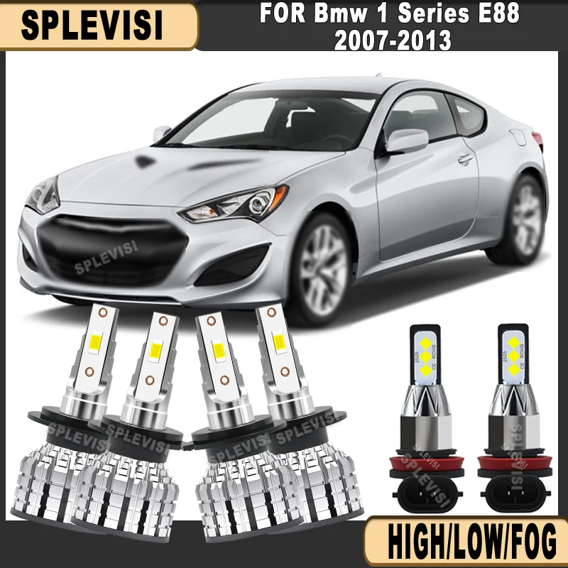 

2-4-6PCS High-Performance LED Headlight Fog Light Halogen Replacement For Bmw 1 Series E88 2007 2008 2009 2010 2011 2012 2013