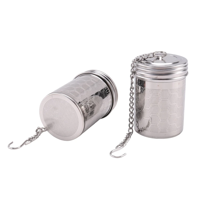 Tea Steeper For Loose Tea 2 Pack Stainless Steel Loose Leaf Tea Steeper Extra Fine Mesh Tea Balls With Drip Dray