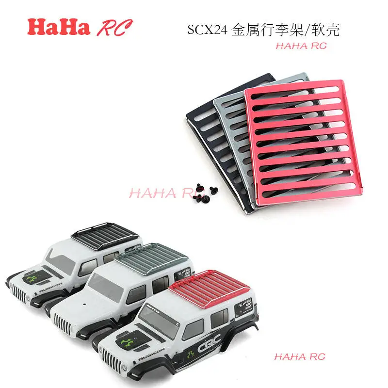 RC Roof Rack For AXIAL SCX24 1/24 Wrangler Soft Body Shell High Simulation Scale RC Crawler Upgrade Parts
