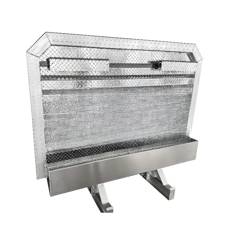 

68 "X80" Aluminum Flatbed Truck Parts Chain Block Truck Toolbox Cab Rack and Headache Rack