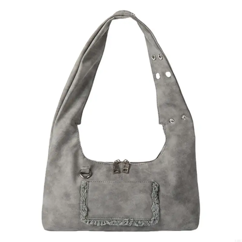 

63HC Womens Autumn Winter Armpit Bag Retro Styles Shoulder Bag Elegant Handbag All-matching Underarm Bag Shopping Dating Bag
