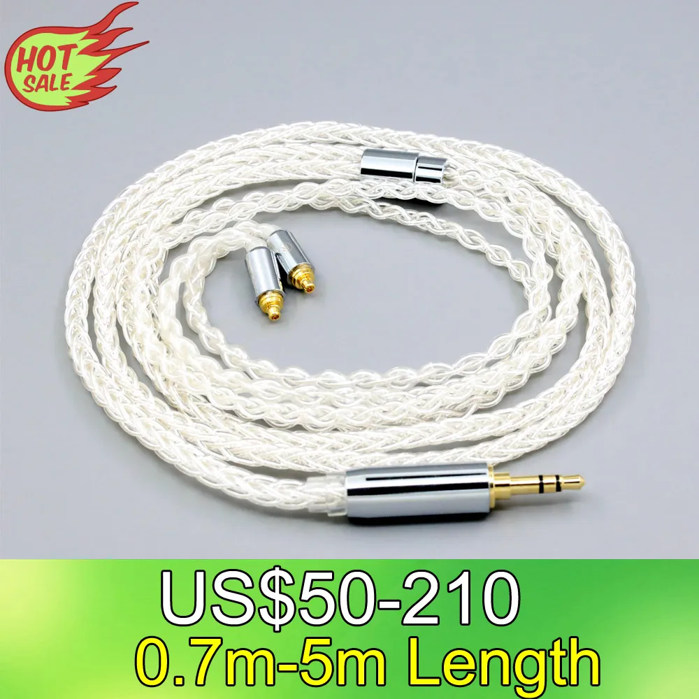 

LN008397 8 Core 99% 7n Pure Silver Palladium Earphone Cable For Sennheiser IE200 IE300 IE900 IE600