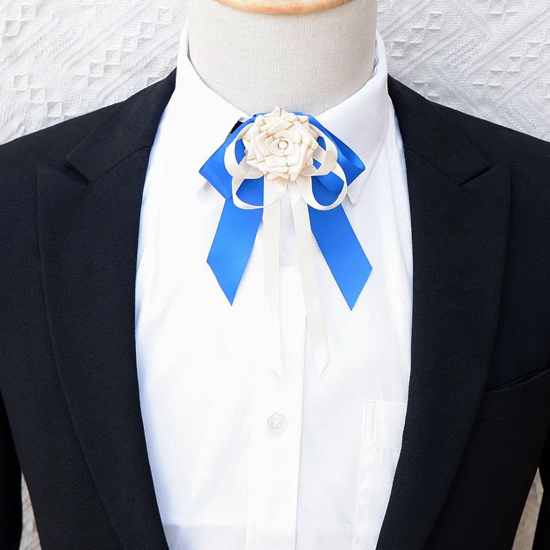 Original British Bow Tie Men and Women\'s Business Banquet Host Dress Suit Shirt Accessories Fashion Men\'s Wedding Collar Flowers