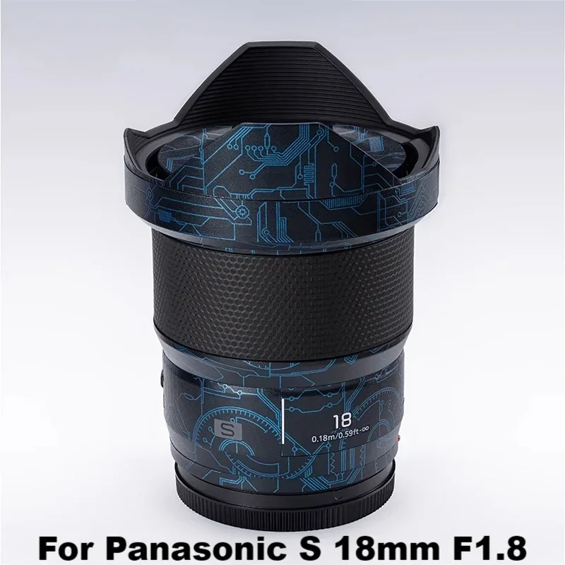 

For Panasonic S 18Mm F1.8 Anti-Kras Camera Lens Sticker Jas Wrap Beschermende Film Body Protector Huid 18 1.8