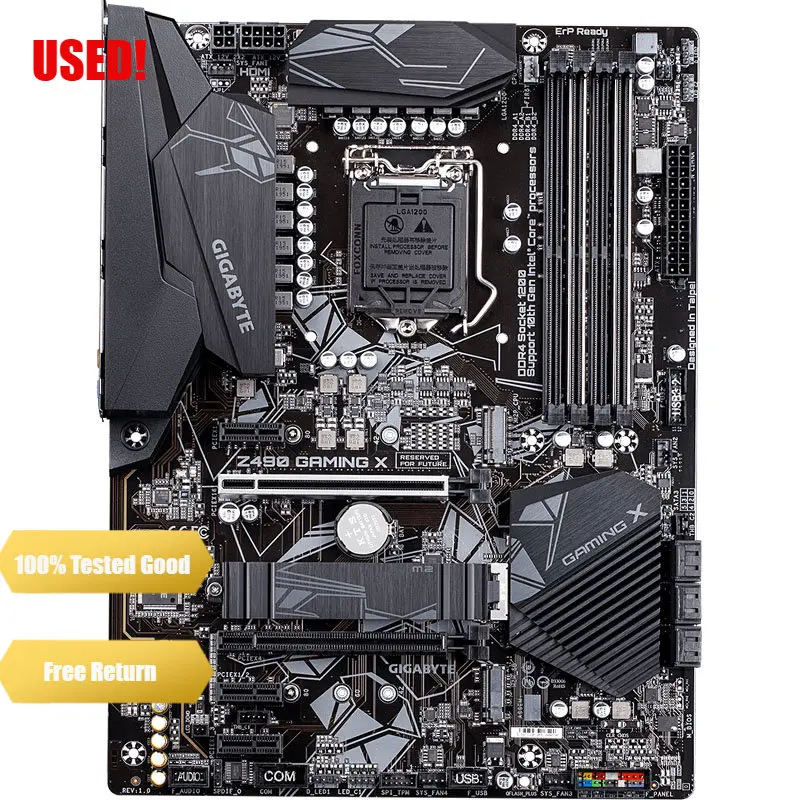 Gigabyte GA Z490 Gaming X Motherboard LGA 1200 Z490 Desktop Mainboard Support i3 i5 i7 10400F 10400 10100F 10700K