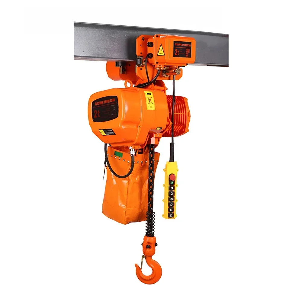 China supplier 2 ton chain lifting electric hoist used for construction