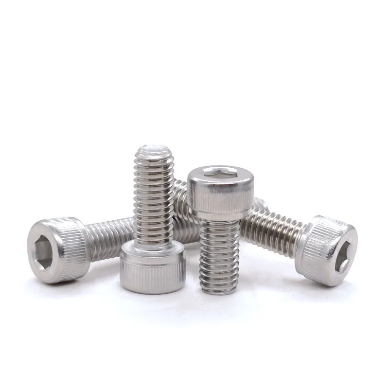 5pcs US Coarse thread UNC 5/16-18*L 304 A2-70 stainless steel Hex Hexagon Socket Cap Allen Head Screw Bolt Length = 5/16