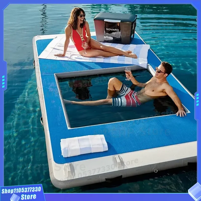 Inflatable Air Mattress For Sea Swimming Pool Water Float Lounge Bed Portable Blow Up Sleeping Pad Outdoor Beach Camping Gear